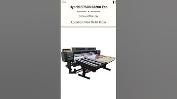 🖨️ HYBRID EPSON i3200 Eco-Solvent Printer FOR SALE