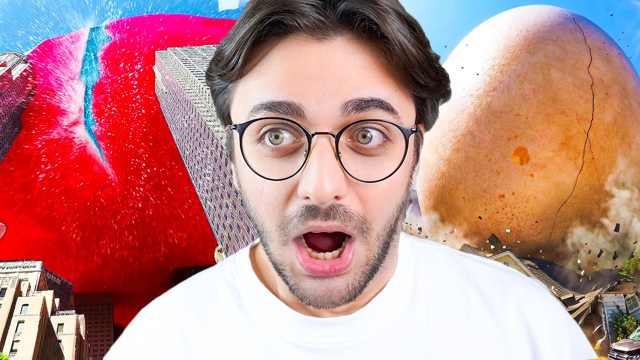 DEV YUMURTA VS DEV SU BALONU ŞEHRİ YIKTI !