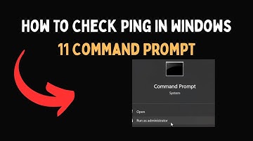 How To Check Ping In Windows 11 Command Prompt