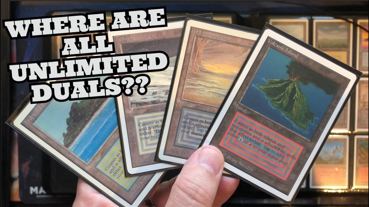 MTG | Where Are All Unlimited Dual Lands? Volcanic Island Almost