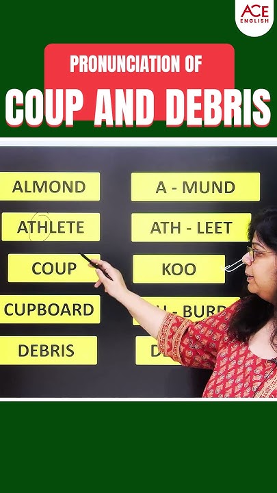 how-to-pronounce-coup-and-debris-in-english-shorts-youtube