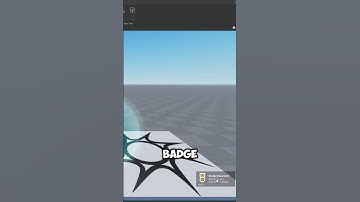 How to make welcome badge in roblox studio tutorial #robloxstudio #robloxstudiotutorial