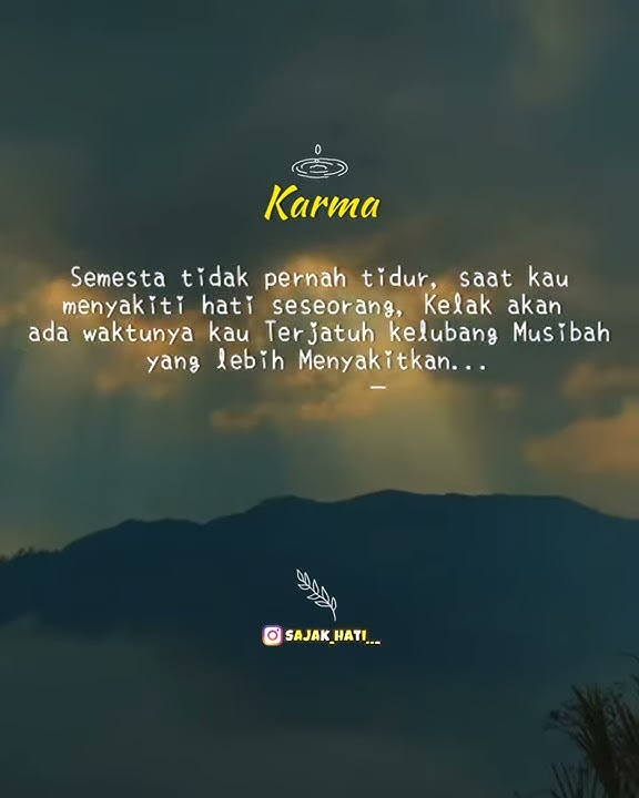 Story WA ( karma )