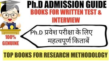 BOOKS FOR Ph.D WRITTEN TEST #Ph.D #educationalbyarun