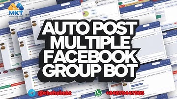 Auto Post Multiple Facebook Group Bot | Automatic Posting Software