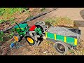 John Deere and Mahindra tractor 🚜🚜#ggcreation #youtube #experiment #viral #tamiltoymaker #diy