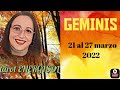 ♊👉GEMINIS ❤️ HOROSCOPO DEL 21 AL 27 DE MARZO DE 2022 ❤️ Trabajo, amor y más ❤️ Tarot ENERGISOL ❤️