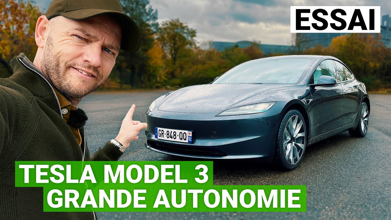 Essai Tesla Model 3 Grande Autonomie 2023 : Moins de choses mais
