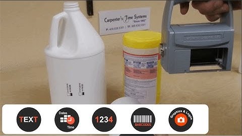 Date Coder - Expiry Date Printer - Batch Coding Machine - Handheld Inkjet