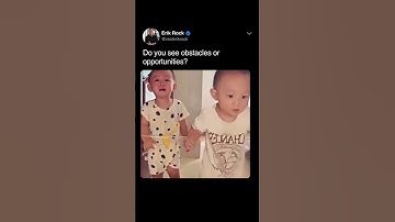 Obstacles or Opportunities #erikrock #motivation