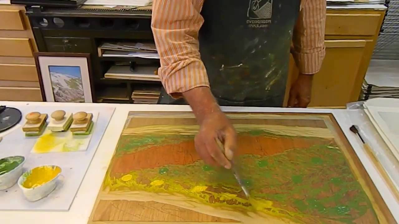 Printing with Rice paste and Pigment Paste Ink YouTube
