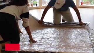 How to Fold Move Roll Pack Your mattress. Mattress Vacuum Bag for Memory Foam/Spring mattress