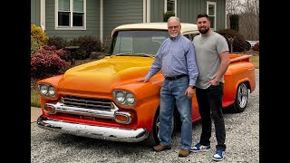 Surprising my dad with his dream truck A 1958 Chevy Apache.