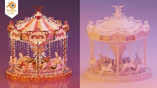 Modeling Amusement Park Games Blender 2.92 Beginner Tutorials ( Introduction Series ) screenshot 4
