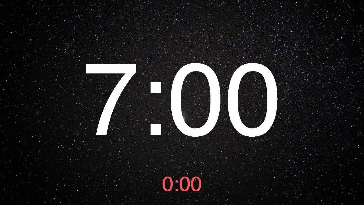 7 Minute Timer (Outer Space)