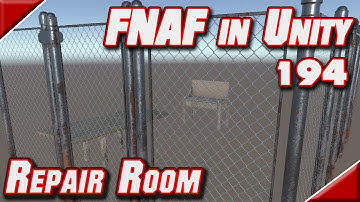 FNAF VR in Unity 194 Animatronic Repair Room