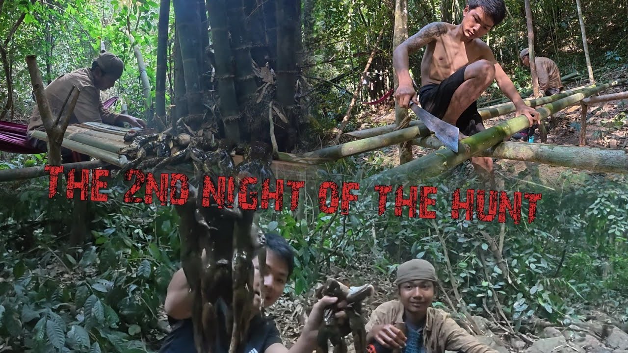 EP.2 #wayoflife  Day 2 of hunting and shelter building. #18+