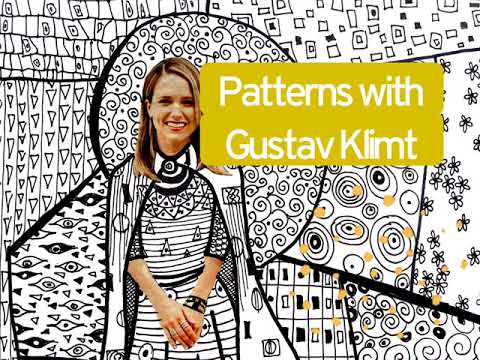 Patterns with Gustav Klimt - YouTube Patterns with Gustav Klimt - YouTube
