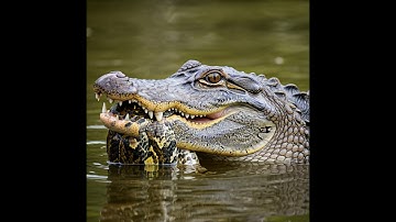 Epic Showdown  Python vs  Alligator! VEED