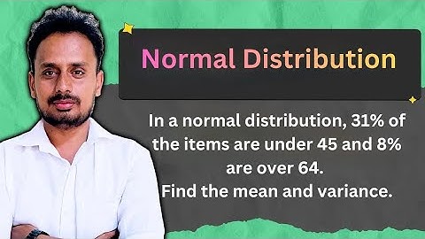 Normal distribution probability | Probability distributions | Statistics  