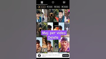 Moj app par video delete kaise kare #2024 #youtubeshorts #tech #shorts