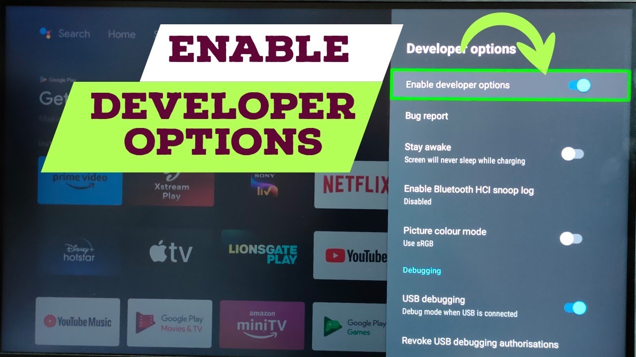 THOMSON Android TV : How to Enable Developer Options | Disable ...