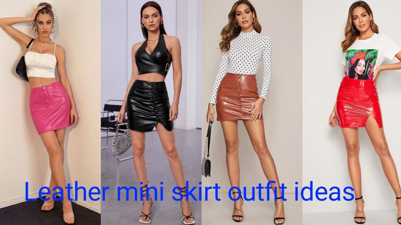 Party Wear And College Wear Leather Mini Skirt Outfit Ideas For Girls Maxresdefault