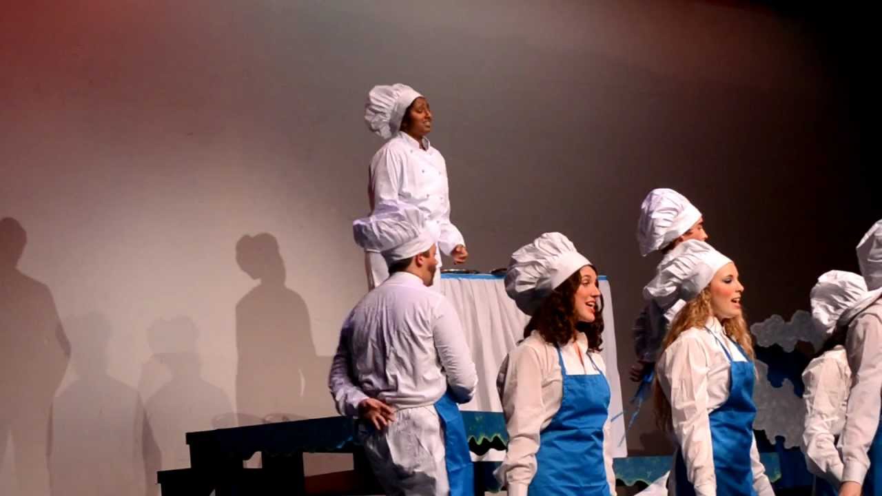 Aashika Ashok as Chef Louis in Little Mermaid Jr Musical Performance - Les Poissons - YouTube