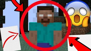 Minecraft but something creepy happens later in the video