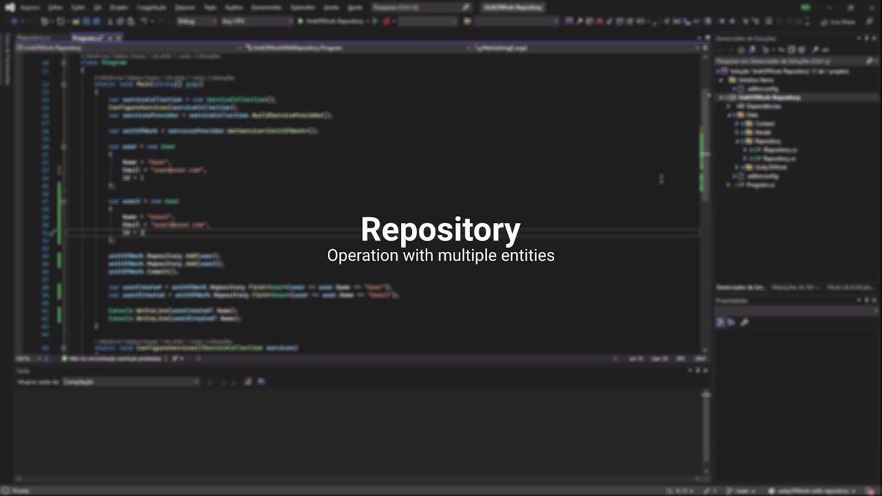 Coding a generic repository to save collections in C# .NET 6. - YouTube
