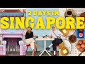 Must try food in singapore vlog 2024  hawker center cafes what to do places to eat city tour