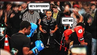 STREET FIGHTER CALLS OUT BOXER *😳Ends in KO !!