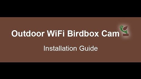 How to Install Outdoor WiFi Bird Box Camera in Birdhouse?