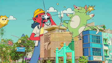 Live-action + animation: We