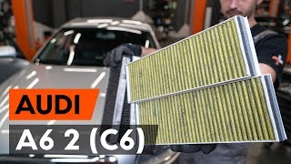 Kā nomainīt Salona filtrs AUDI A6 (4F2, C6) - video ceļvedis