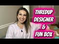 UNBOXING ThredUp Fun Box &amp; DIY Designer | Max Mara, Prada, Golden Goose | Part time reseller