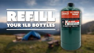 Save Money by Refilling Your 1lb Propane Tanks