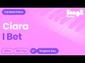 Ciara - I Bet (Karaoke Piano)