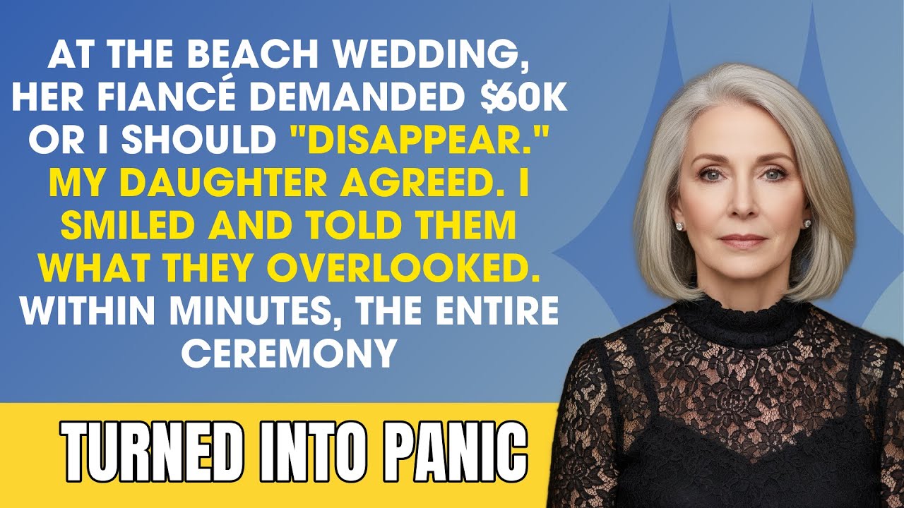 Her Fiancé Demanded $60K at the Wedding—He Didn’t Expect My Smile