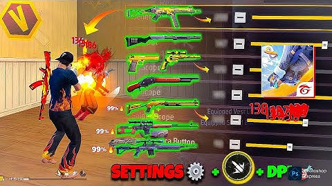 Free Fire Headshot setting 2025 ⚡️ Best Sensitivity Settings ⚙️| Sensitivity + HudSettings Free Fire