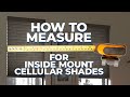 How to Measure Windows for Inside Mount Cellular Shades | Blinds.com
