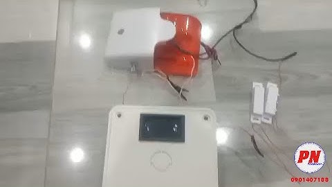 Bộ còi hú báo động nhắc quên đóng cửa
