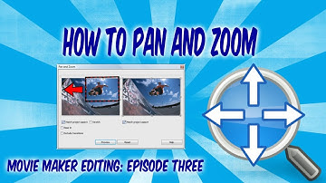 How To Pan And Zoom In Windows Movie Maker