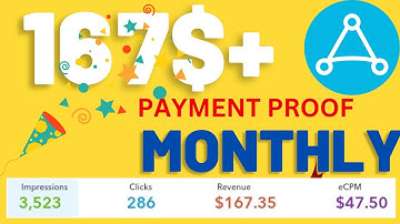 Applovin self click payment proof 2022  || 167$ Payment Withdraw Proof | cpm work
