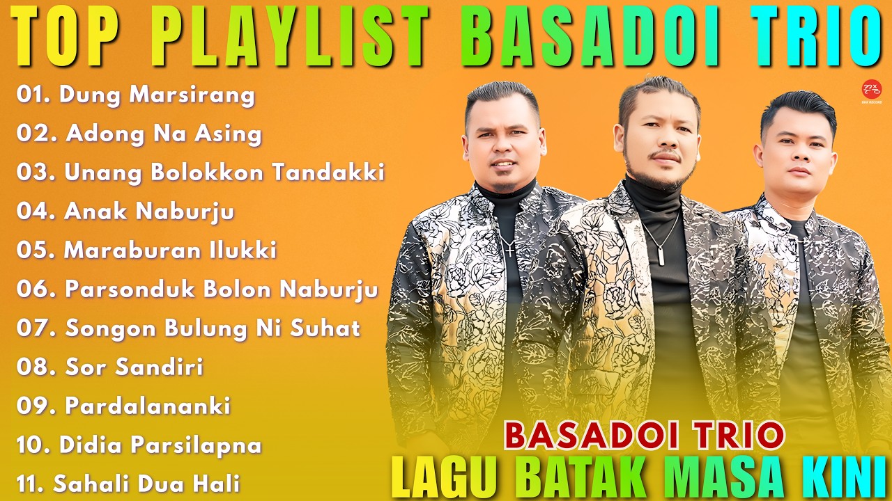 Top Playlist Lagu Batak Basadoi Trio ~ Album Batak Mengenang Karya Charly Gunawan Butarbutar