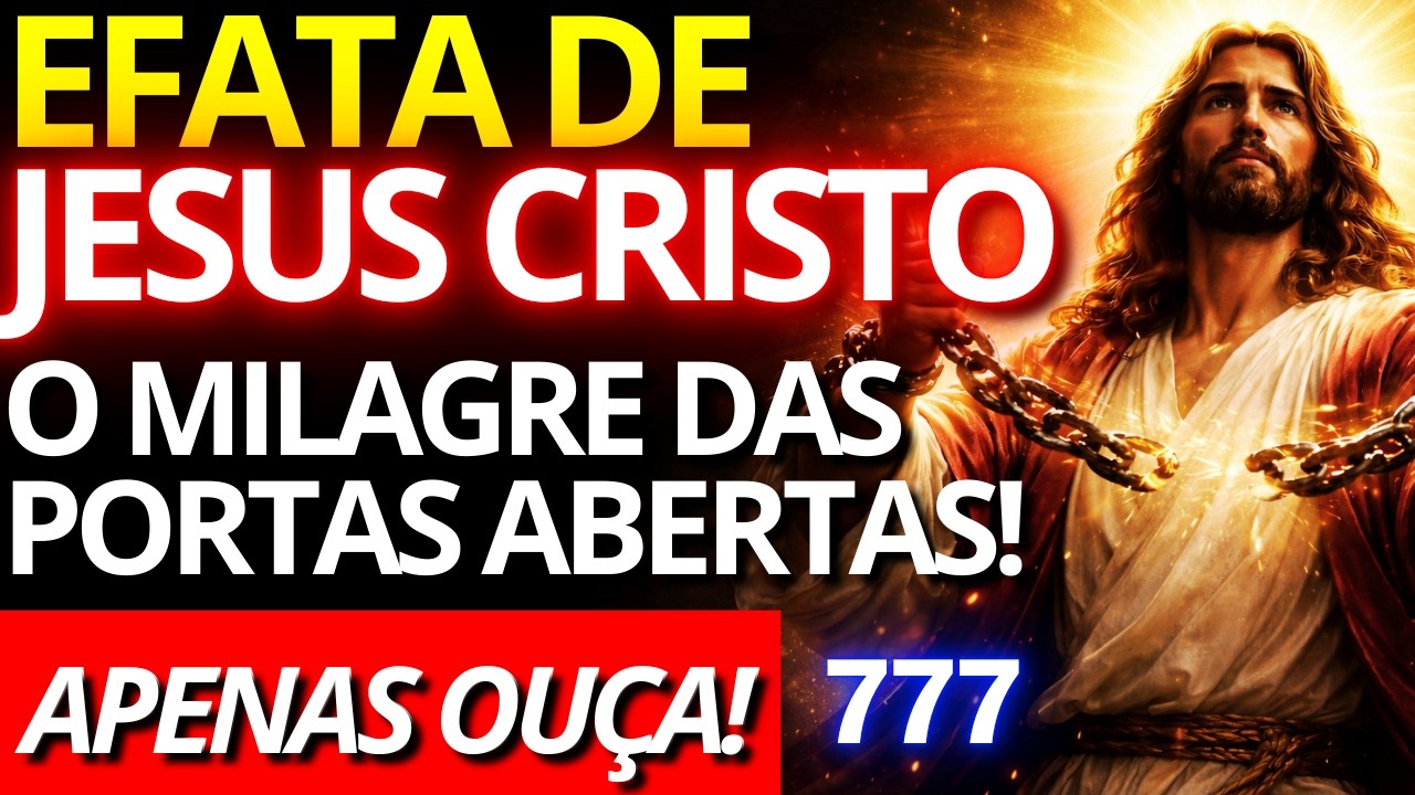 EFATÁ DE JESUS CRISTO: ORAÇÃO FORTE para QUEBRAR AMARRAS e PROSPERAR! (FUNCIONA)