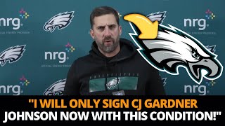NICK SIRIANNI BREAKS THE SILENCE ON CJ GARDNER JOHNSON'S RETURN! THIS WILL SHOCK YOU! EAGLES NEWS