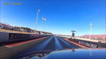 09 Mustang running at Atco Dragstrip