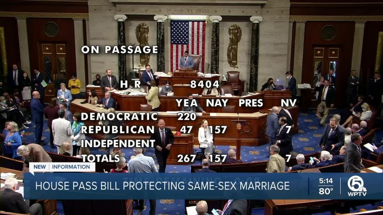 House passes same-sex and interracial marriage bill - YouTube
