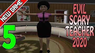 Evil Scary Teacher 2020 : Spooky Granny Game Level 5 | Evil Scary Teacher Android Gameplay Part 5
